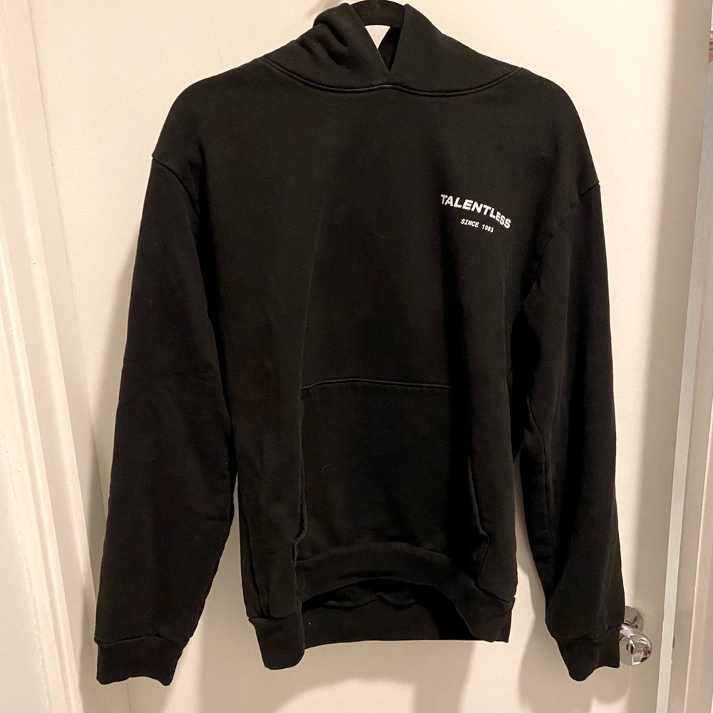 Talentless Black Hoodie (size small)